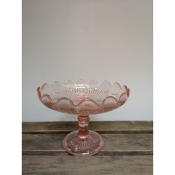 plat verre rose