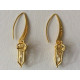 Boucles d'Oreilles STANISLAS dorée à l'or fin 24k perles