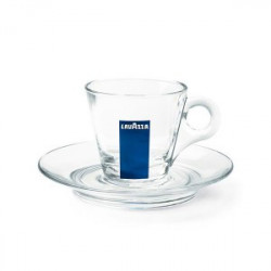 6 TASSES ESPRESSO EN VERRE LAVAZZA