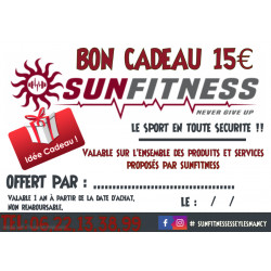 BON CADEAU SUNFITNESS 15€