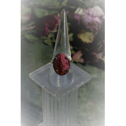 Bague "Nacre,  rose"