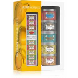 Coffret Les Moments  avec une pince à thé