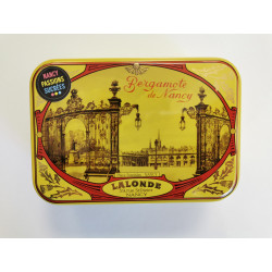 Bergamotes boîte en métal