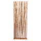 Paravent en bambou avec socle en bois