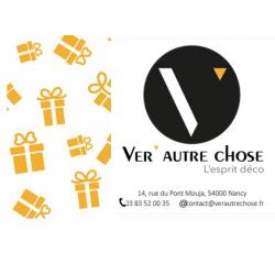 Carte cadeau Ver' Autre Chose