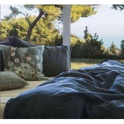 Taie d'oreiller en lin - Freezy flower - Borgo Delle Tovaglie