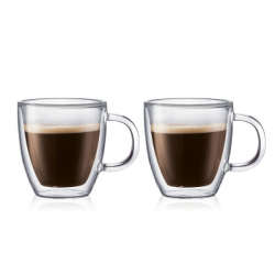 Set de 2 Mugs à Double Paroi – Bodum – Bistro – 45cl