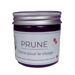 Crème visage hydratante à l'huile de Prune-Bio-50ml