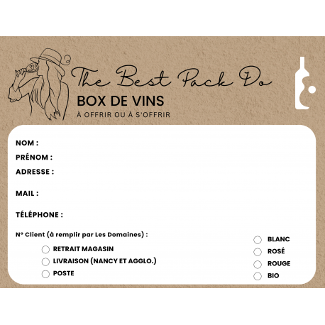 BOX de vins MELTING BOX 2 bouteilles