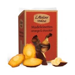 Boîte madeleinettes orange chocolat (150 g)