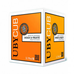BIB 3L Doux et Fruité Côtes de Gascogne Domaine Uby