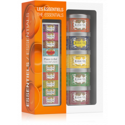Coffret Les Essentiels avec une pince à thé