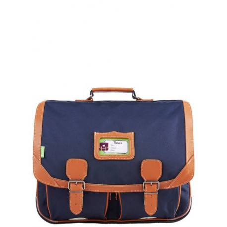 Cartable TANN'S Classic Bleu Marine - 41cm