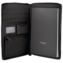 Conférencier CAMP MARZIO format A4 à zip (photo : couleur marron)