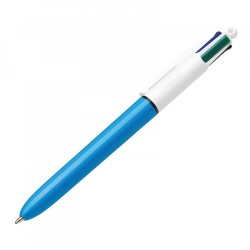 Stylo bille rétractable 4 Couleurs BIC - "THE" Classique