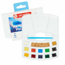 Pocket Box ART CREATION TALENS AQUARELLE - 12 1/2 Godets