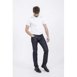 Jeans Homme Confort Droit Bleu