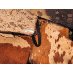 POCHETTE CUIR "VACHE"