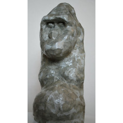 Sculpture gorille papier